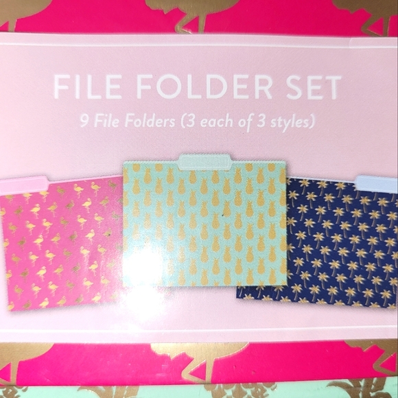 Eccolo File Folder Set. 9 file folders (3 of each style).Sale price firm - Picture 4 of 8